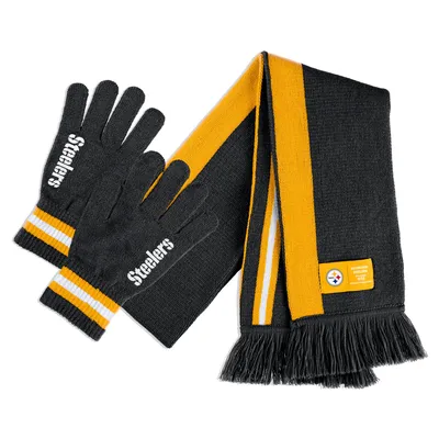 Pittsburgh Steelers WEAR by Erin Andrews Scarf and Glove Set