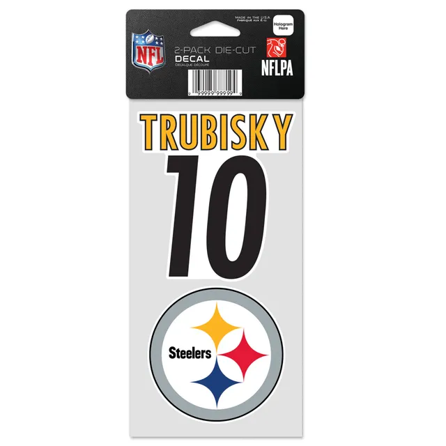 Lids Mitchell Trubisky Pittsburgh Steelers WinCraft 5.5'' x 7.75'' Fan  3-Pack Decal Set