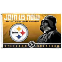 WinCraft Pittsburgh Steelers 3' x 5' Star Wars One-Sided Flag