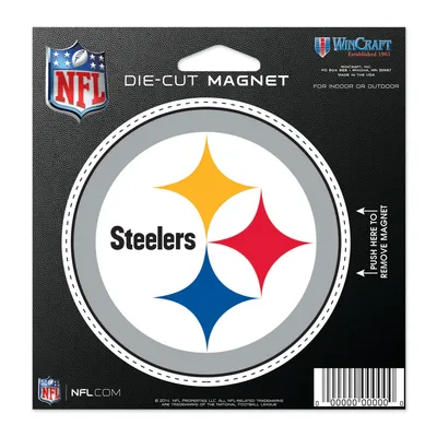 Pittsburgh Steelers WinCraft 5'' Die-Cut Car Magnet