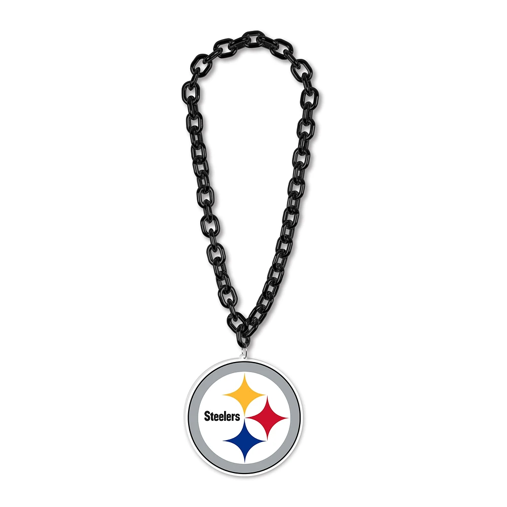 WinCraft Pittsburgh Steelers Big Chain Logo Plastic Necklace