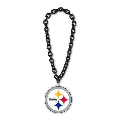 WinCraft Pittsburgh Steelers Big Chain Logo Plastic Necklace