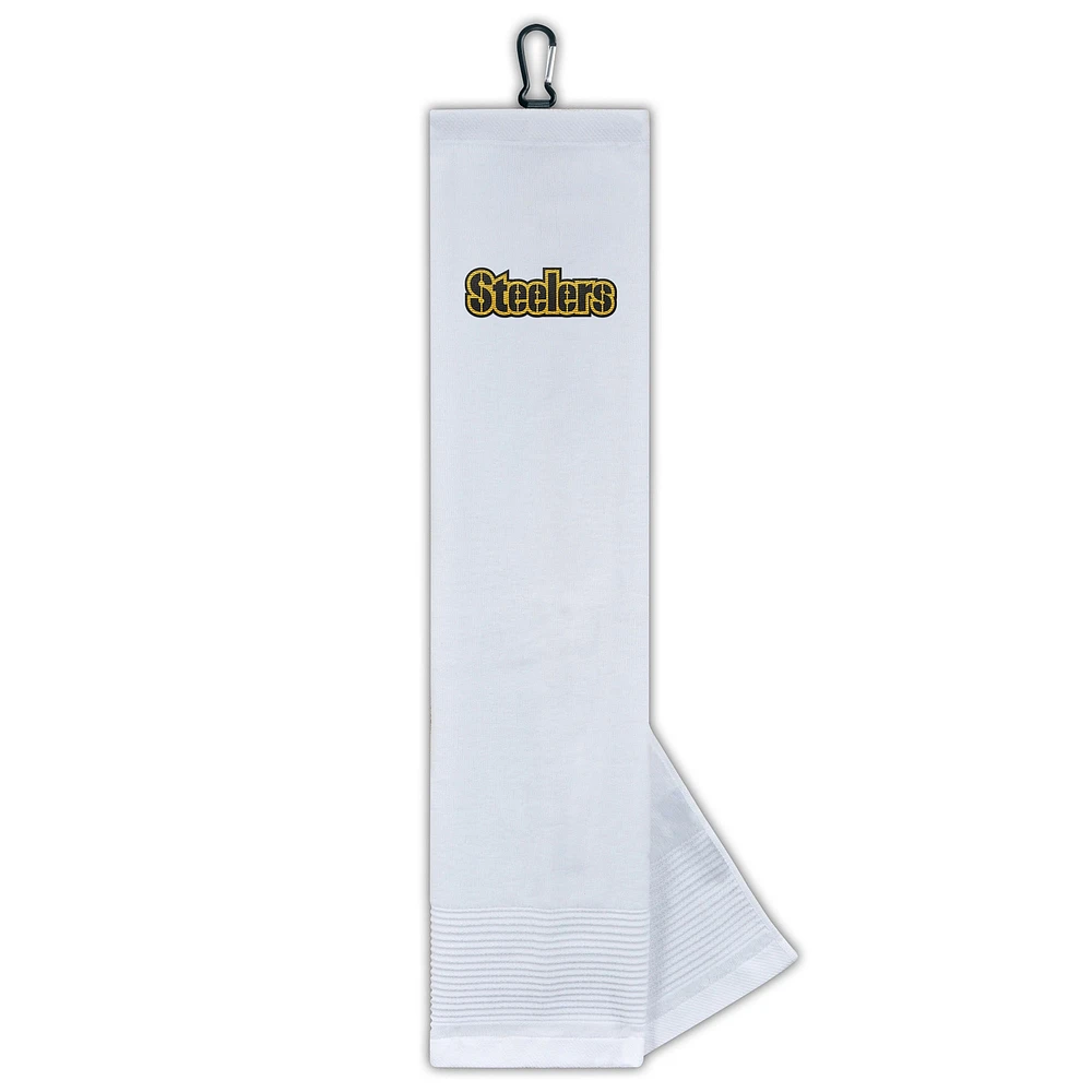 WinCraft Pittsburgh Steelers Face/Club Tri-Fold Golf Towel