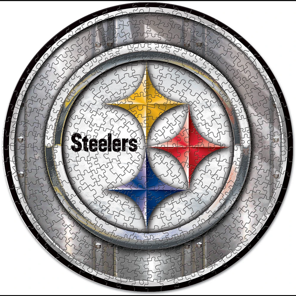 WinCraft Pittsburgh Steelers Round 500-Piece Puzzle