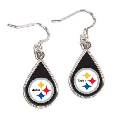 Pittsburgh Steelers WinCraft Tear Drop Dangle Earrings