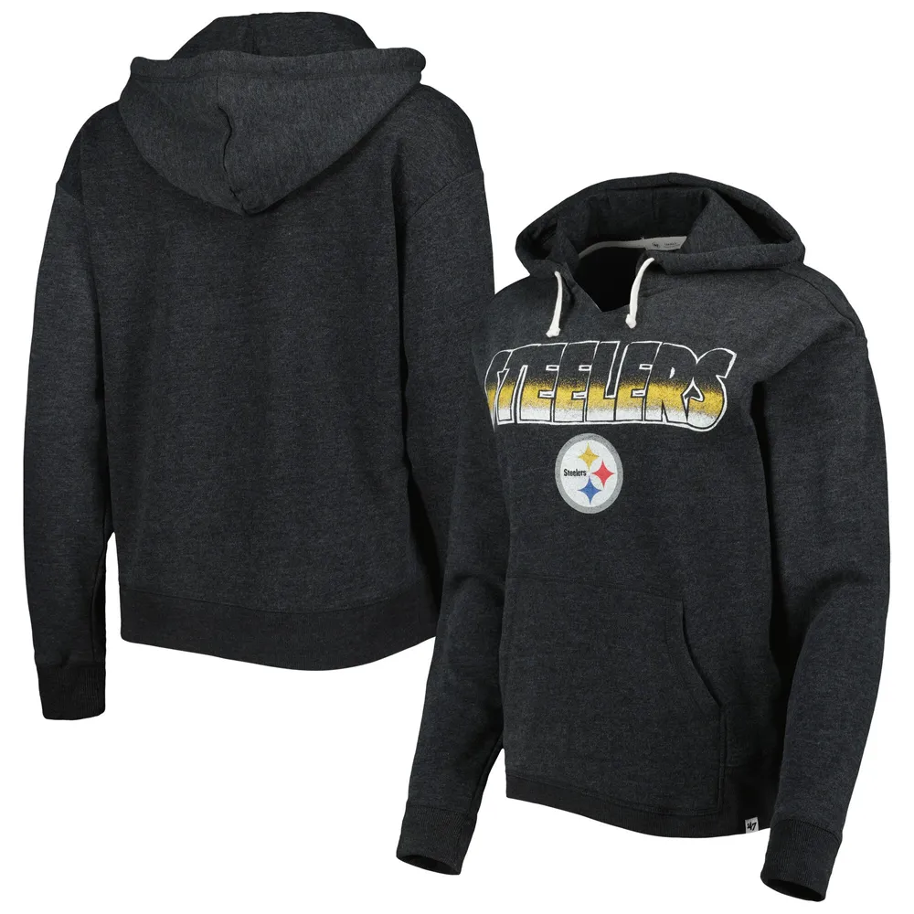 Lids Pittsburgh Steelers Antigua Women's Victory Chenille Pullover Hoodie