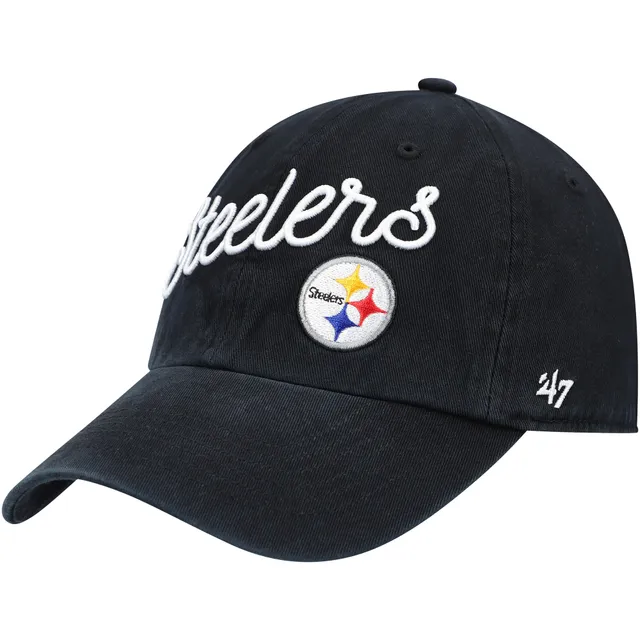 Men's Fanatics Branded Black Pittsburgh Steelers Fundamental Adjustable Hat