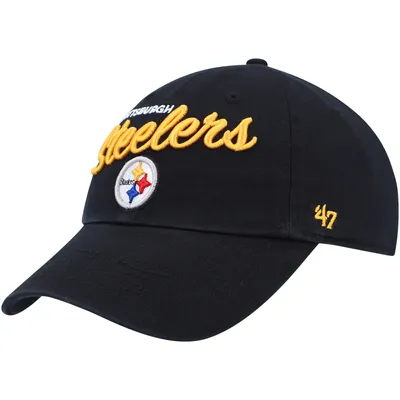 Pittsburgh Steelers '47 Brand Cleanup Adjustable Hat - Black