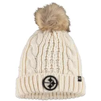 Lids Pittsburgh Steelers '47 Women's Meeko Cuffed Knit Hat - Cream