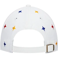 Casquette réglable '47 Pittsburgh Steelers pour femme, blanc, multi-confettis