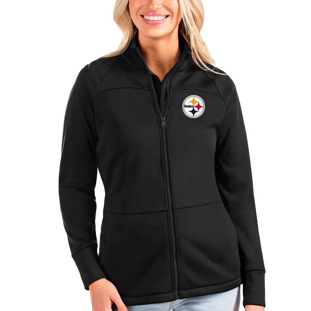 Lids Pittsburgh Steelers Antigua Women's Links Full-Zip Golf