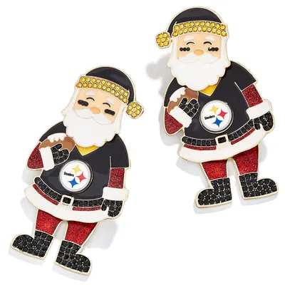 Pittsburgh Steelers BaubleBar Women's Santa Claus Earrings