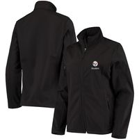 Women's Black Pittsburgh Steelers Full-Zip Sonoma Softshell Jacket