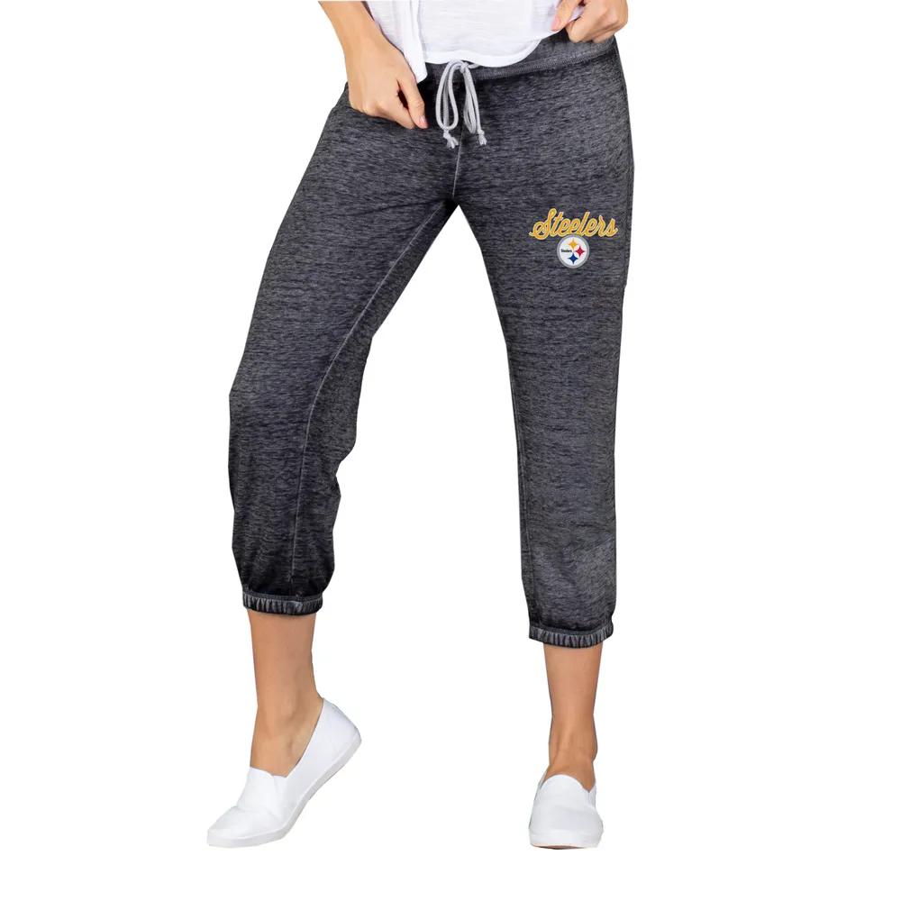 Youth Heathered Gray Louisville Cardinals Tri-Blend Fleece Jogger Pants