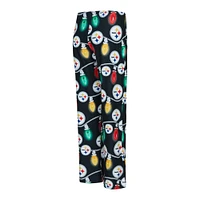 Ensemble t-shirt à manches longues et pantalon en tricot Garland Raglan de Pittsburgh Steelers pour femme Concepts Sport