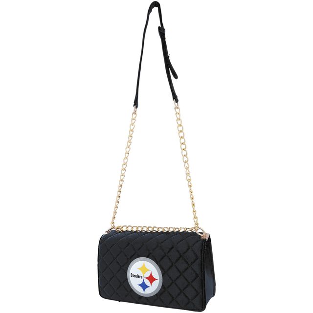 Sac de couleur de l'équipe Cuce Pittsburgh Steelers en velours pour femmes