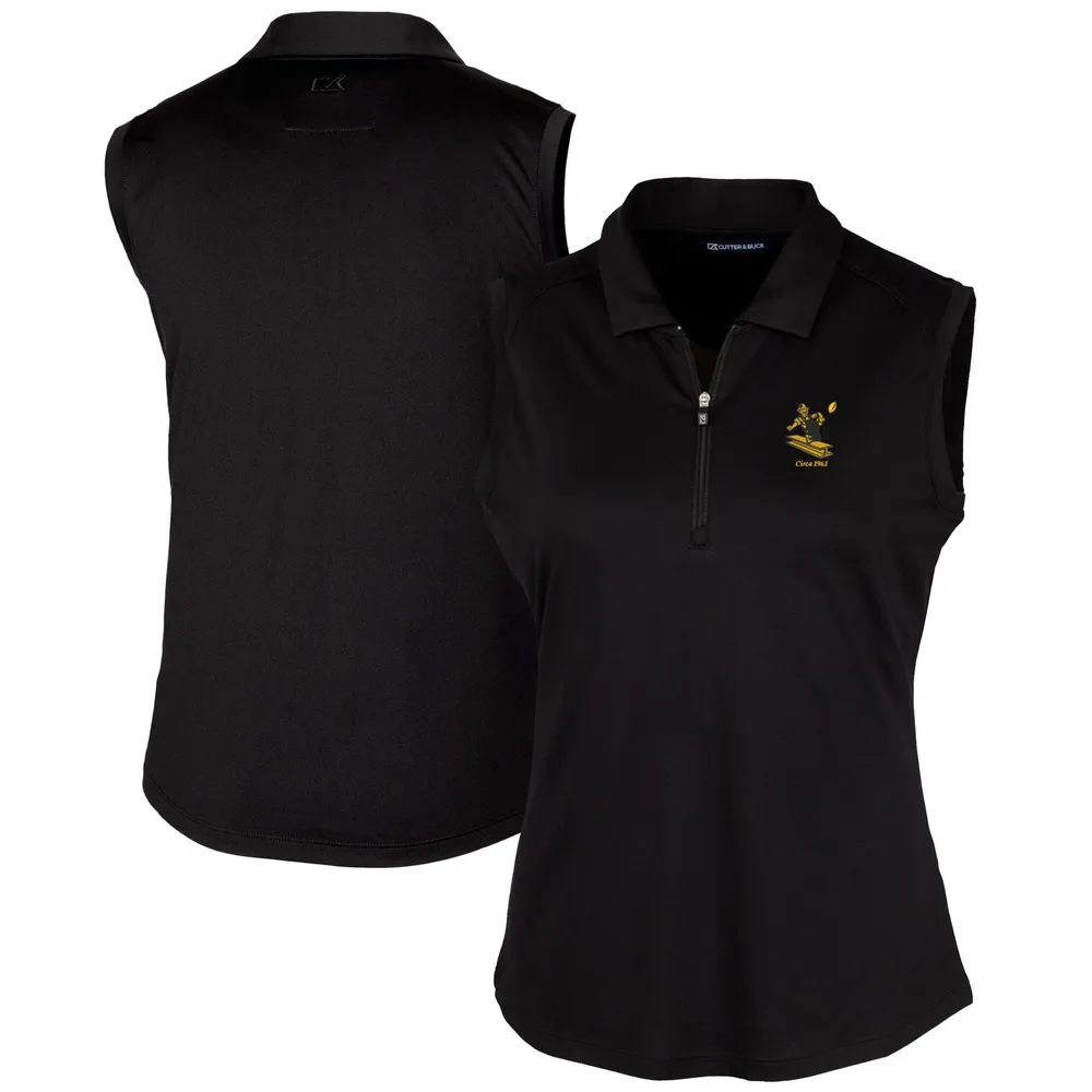 Antigua Men's Pittsburgh Steelers Quest Black Polo