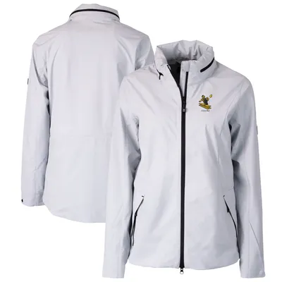 Pittsburgh Steelers Cutter & Buck Women's Throwback Logo Vapor Full-Zip Rain Jacket