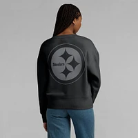 Sweat-shirt à capuche noir Fanatics pour femme des Steelers de Pittsburgh Elements