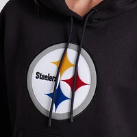 Women's Fanatics Black Pittsburgh Steelers Legacy Fleece Pullover Hoodie