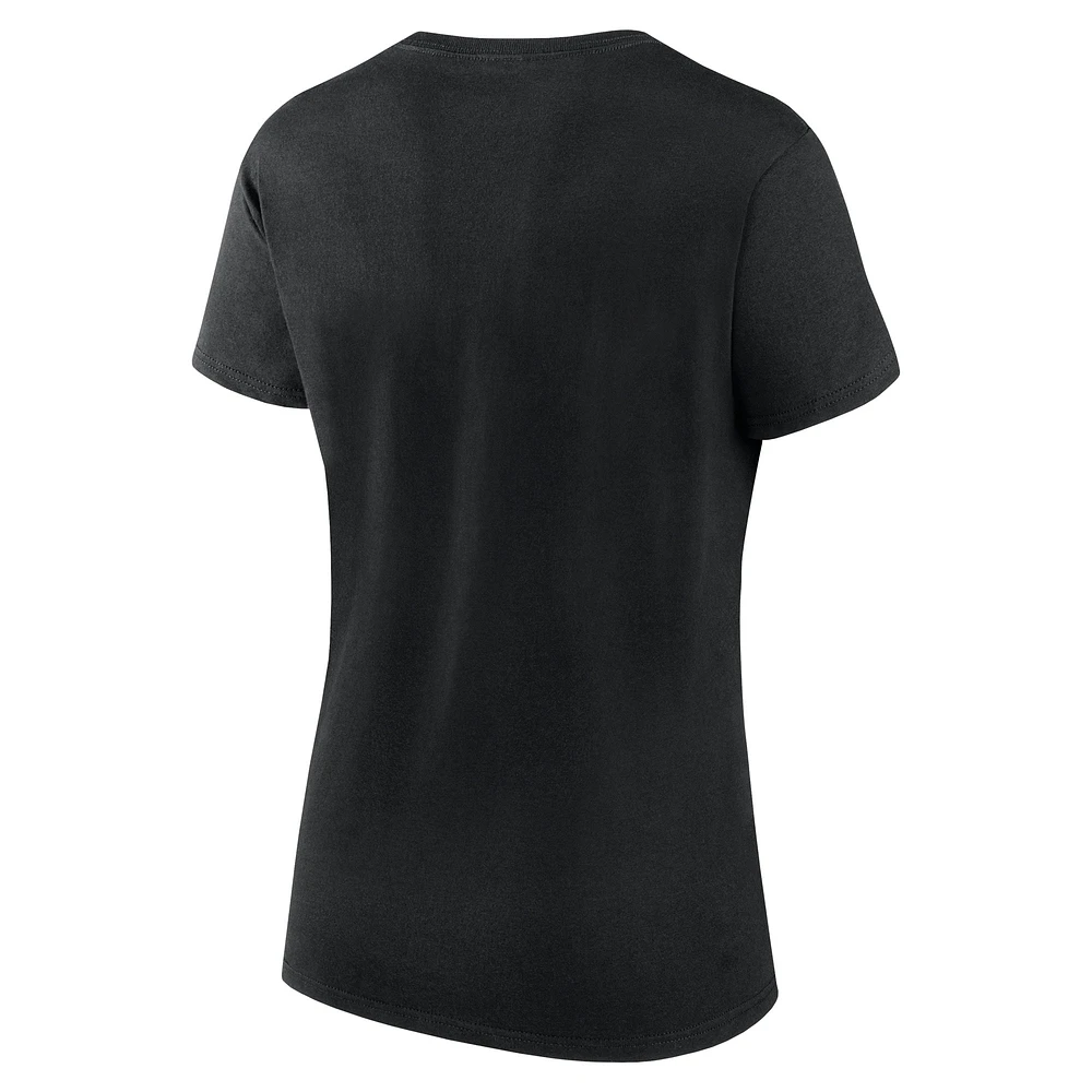 Women's Fanatics Black Pittsburgh Steelers Primary Component T-Shirt