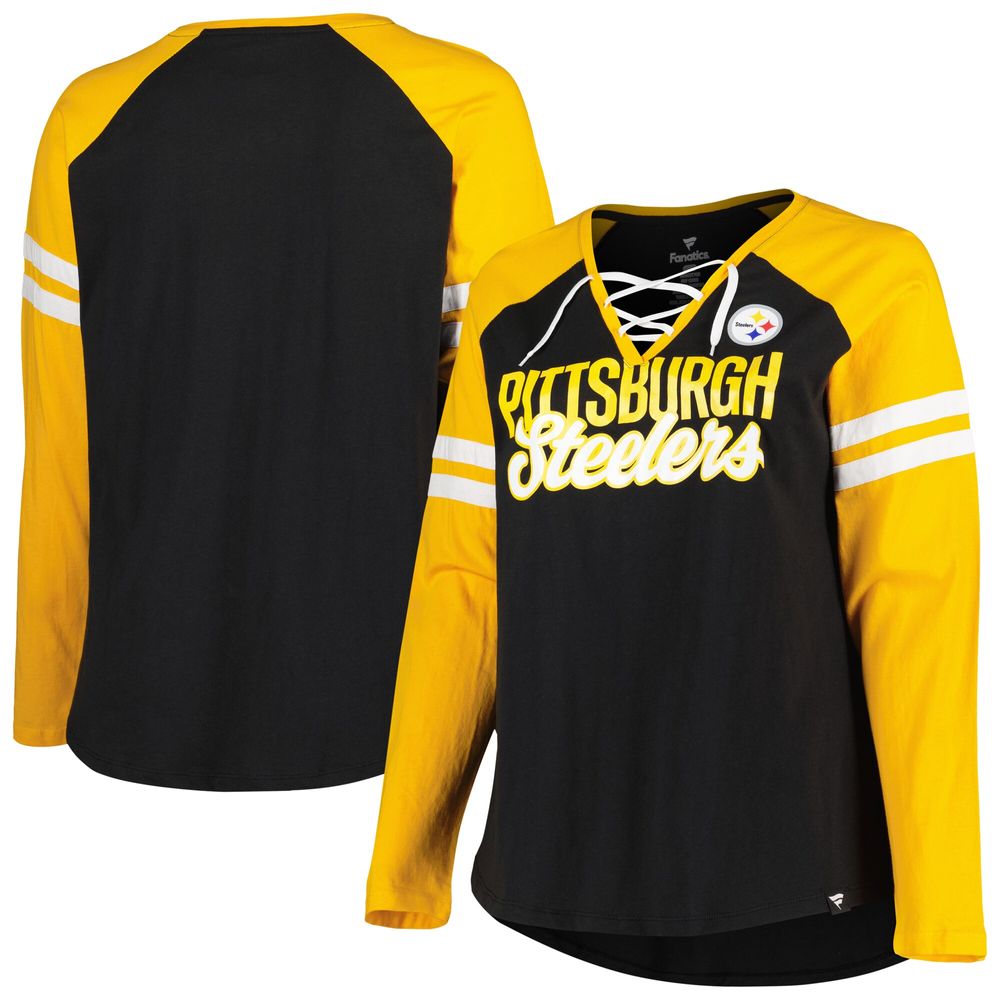 Women's Fanatics Branded Black Pittsburgh Steelers Spirit Jersey