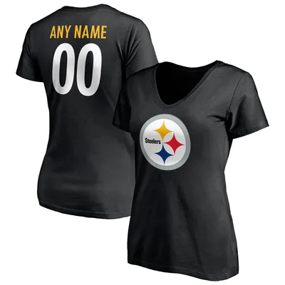 T.J. Watt Pittsburgh Steelers Fanatics Branded Women's Player Icon Name &  Number V-Neck T-Shirt - Black