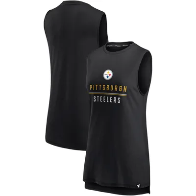 Women's Fanatics Branded Black/White Pittsburgh Steelers Ombre