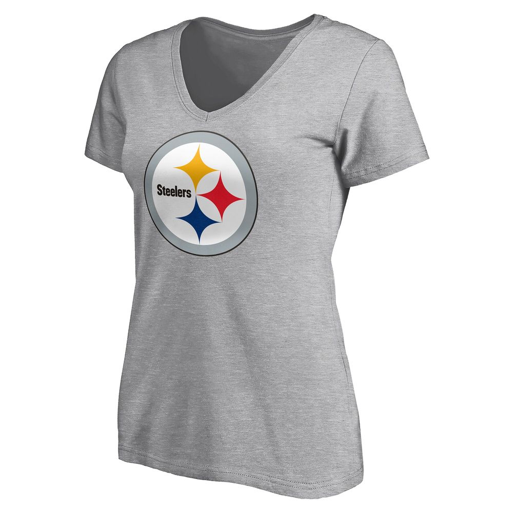 Women's Fanatics Branded Heathered Gray Pittsburgh Steelers