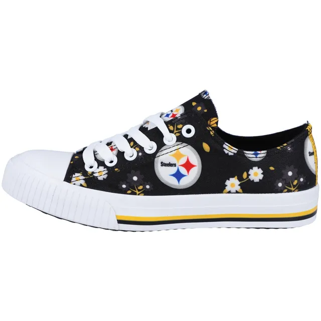 : FOCO Pittsburgh Steelers NFL Womens Low Top Tie Dye