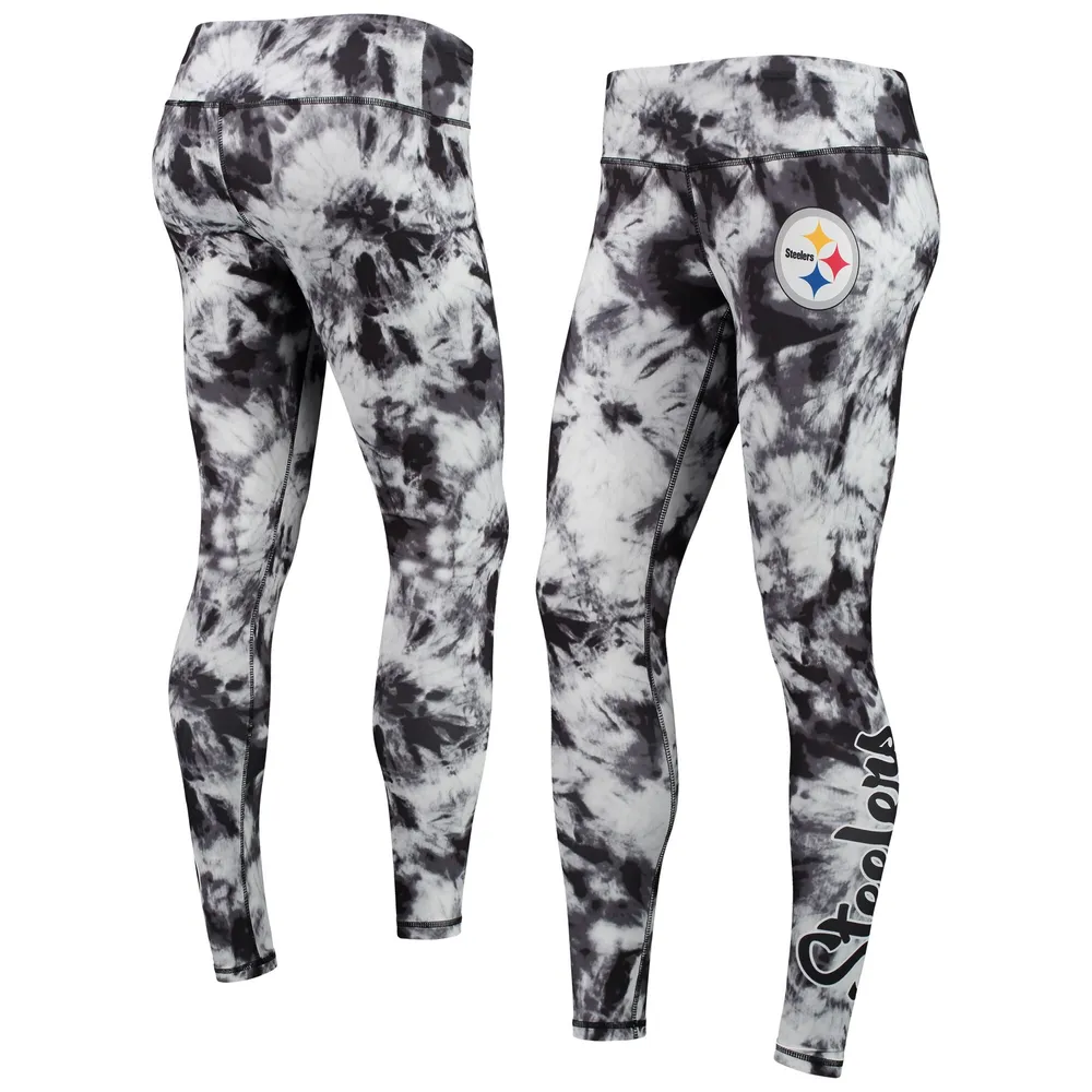 Lids Pittsburgh Steelers FOCO Women's Tie-Dye Leggings - Black