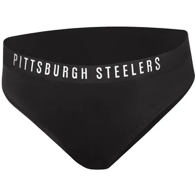 Pittsburgh Steelers G-III 4Her by Carl Banks Women's All-Star Bikini Bottom - Black