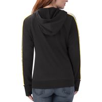 Women's G-III 4Her by Carl Banks Black Pittsburgh Steelers Game Changer - Full-Zip Hoodie