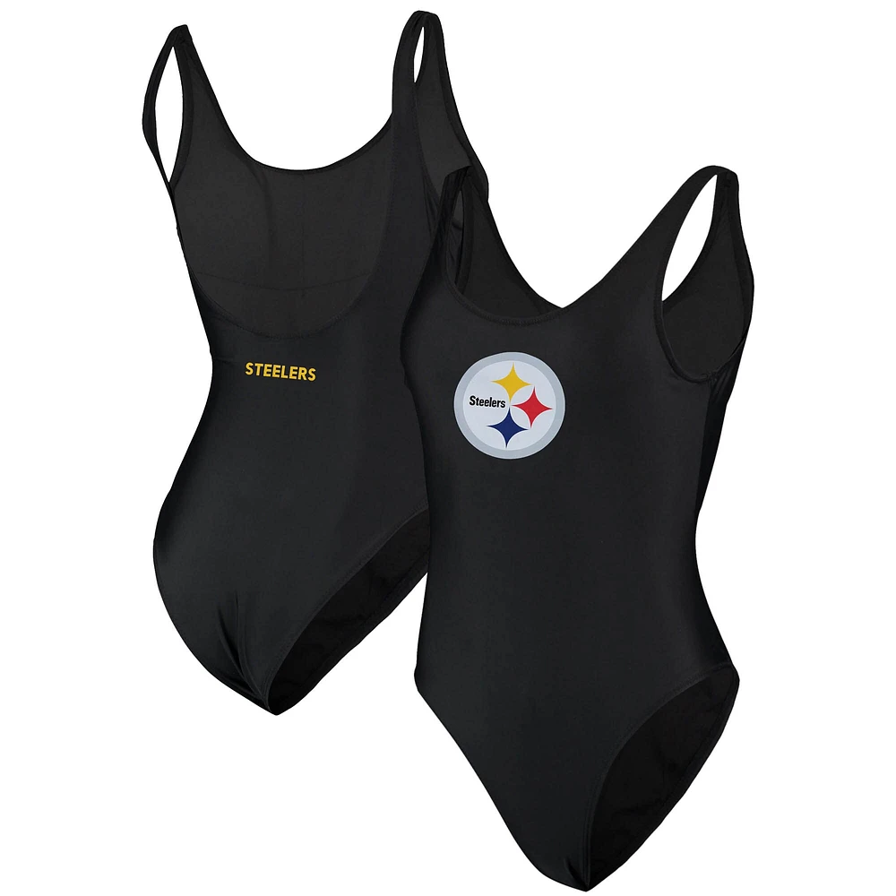 Pittsburgh Steelers G-III 4Her by Carl Banks Women's Scrimmage Fleece Pants  - Black