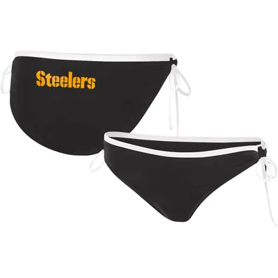 Pittsburgh Steelers G-III 4Her by Carl Banks Women's Perfect Match Bikini Bottom - Black