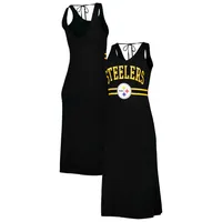 Pittsburgh Steelers G-III 4Her by Carl Banks Women's Training V-Neck Maxi Dress - Black