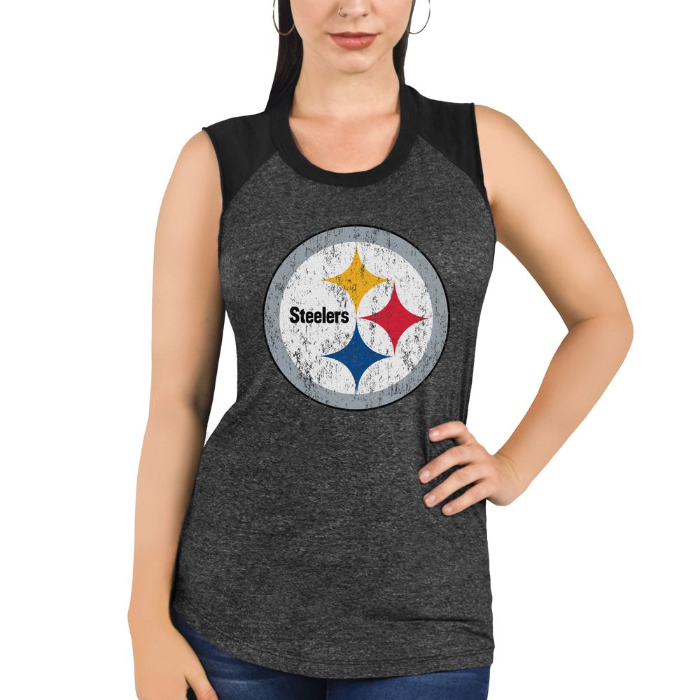 Majestic Threads Steelers Tank Top - Women's