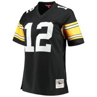 Women's Mitchell & Ness Terry Bradshaw Black Pittsburgh Steelers Legacy Replica Player Jersey