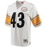 Women's Mitchell & Ness Troy Polamalu White Pittsburgh Steelers 2005 Legacy Replica Team Jersey