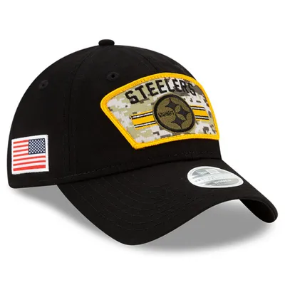 Lids Pittsburgh Steelers New Era Women's 2022 Salute To Service 9TWENTY  Adjustable Hat - Black