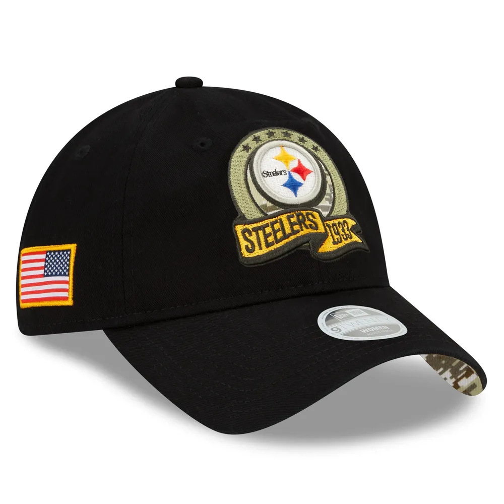 Pittsburgh Steelers New Era Youth 9TWENTY Adjustable Hat - Camo