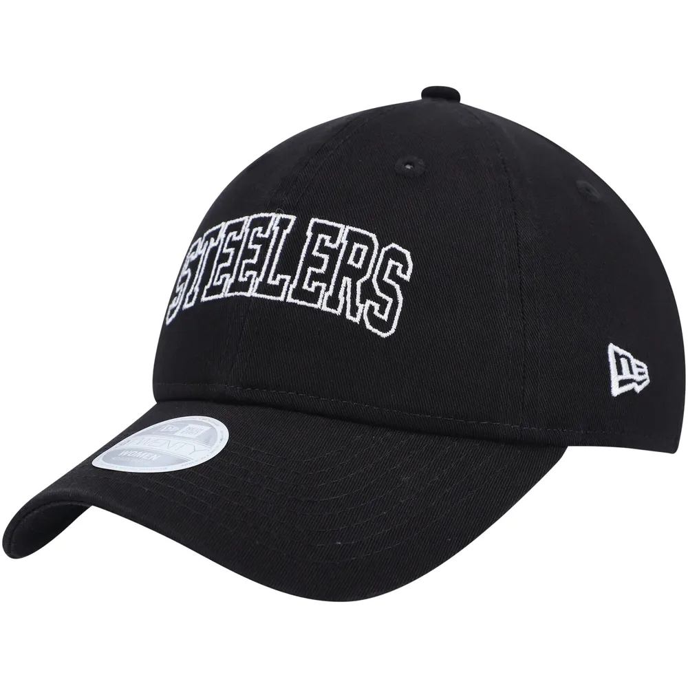 Women's Las Vegas Raiders New Era Black Leaves 9TWENTY Adjustable Hat