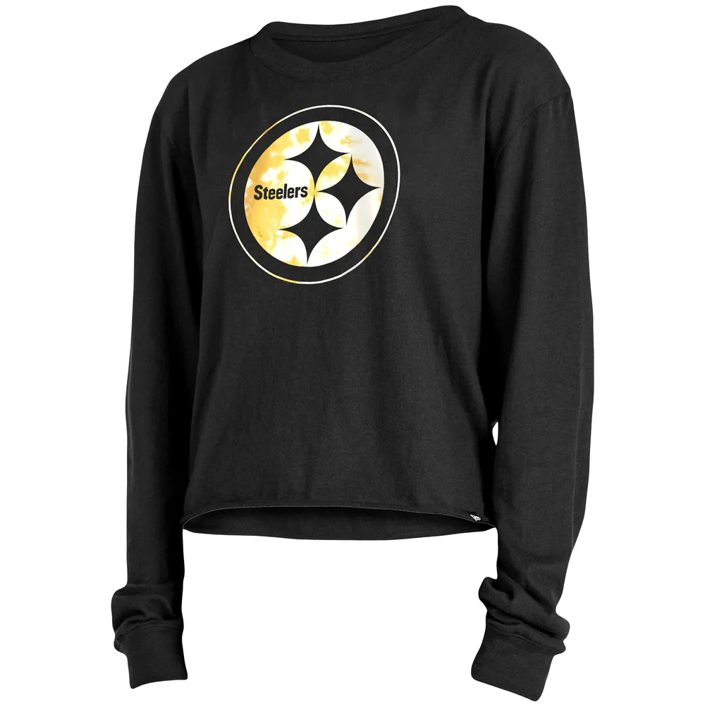 Pittsburgh Steelers Women's New Era Long Sleeve Raglan