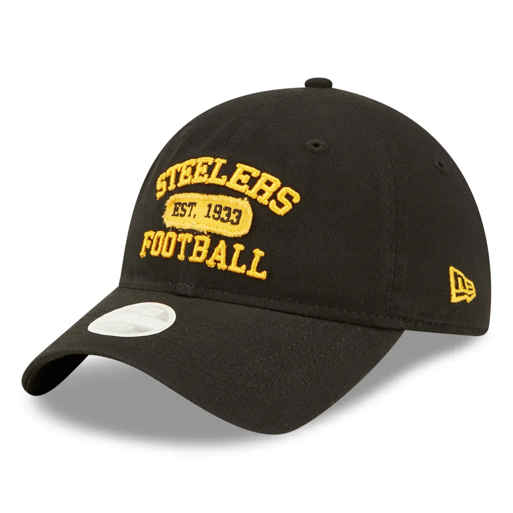 Pittsburgh Steelers New Era Women's Formed 9TWENTY Adjustable Hat - Black