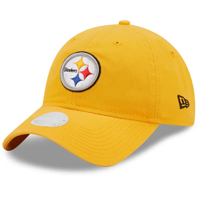 Lids Pittsburgh Steelers New Era Women's Collegiate 9TWENTY Adjustable Hat  - Black