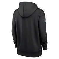 Women's Nike Black Pittsburgh Steelers 2022 NFL Crucial Catch - Therma Performance Pullover Hoodie