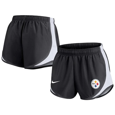 Short Tempo Taille Plus des Pittsburgh Steelers de Nike pour femme, noir