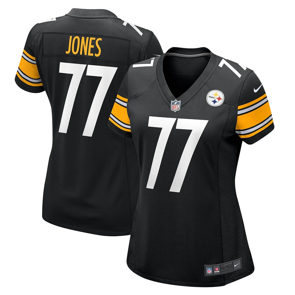 Maillot de match Nike Broderick Jones pour femme, noir, Pittsburgh Steelers