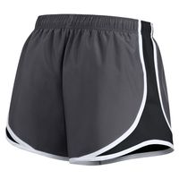 Women's Nike Charcoal Pittsburgh Steelers Plus Logo Performance Tempo Shorts