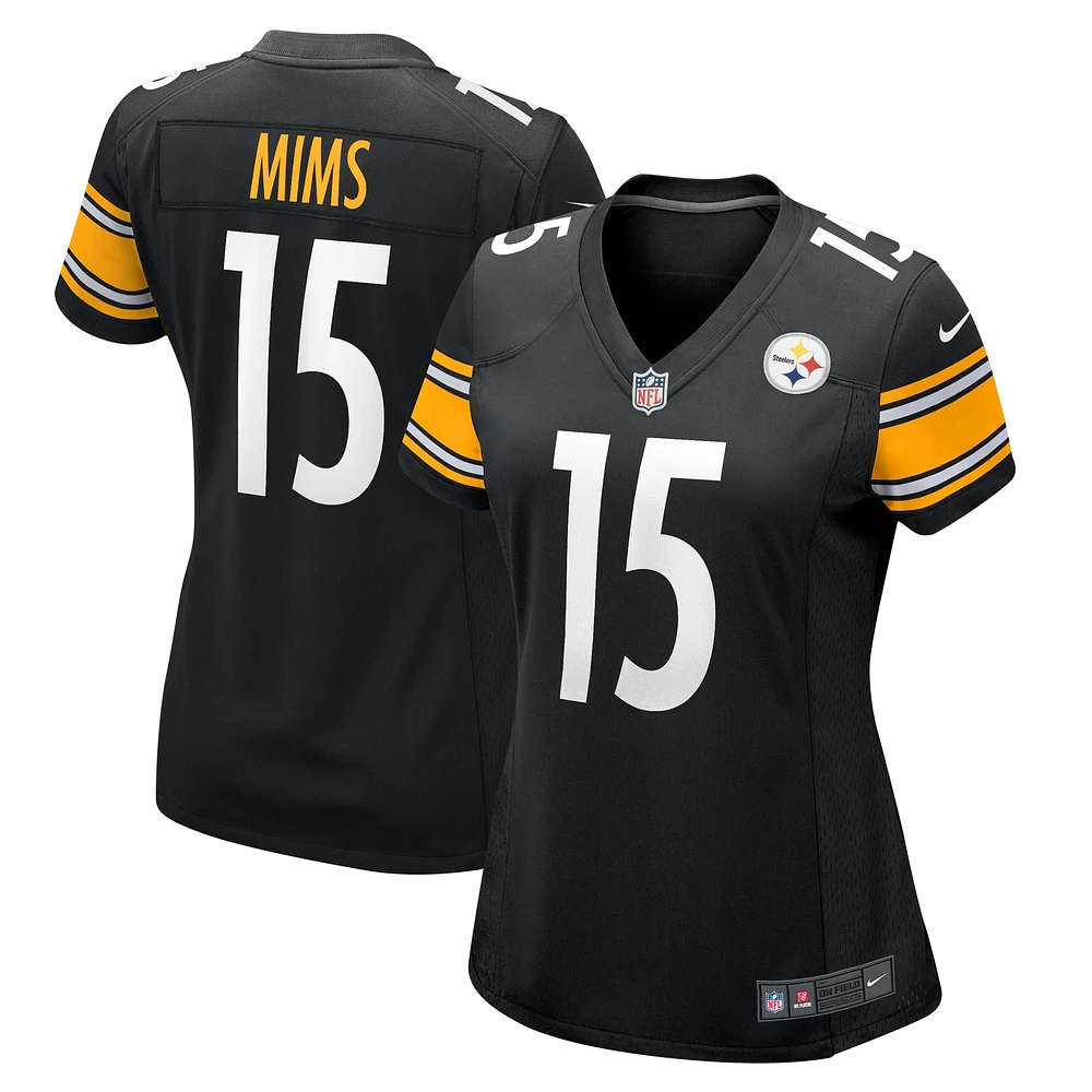 Maillot de match Nike Denzel Mims Pittsburgh Steelers pour femme, noir